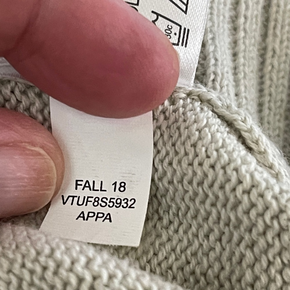 Mens U.S. Polo Assn. XXL Waffle Knit Cotton Blend High Collar Sweater - Picture 6 of 8